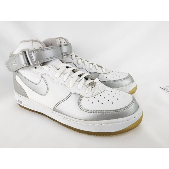 Vintage Nike 2001 Air Force 1 Mid B 624039-102 Size 11.5  Sneaker Shoe One White main image 11